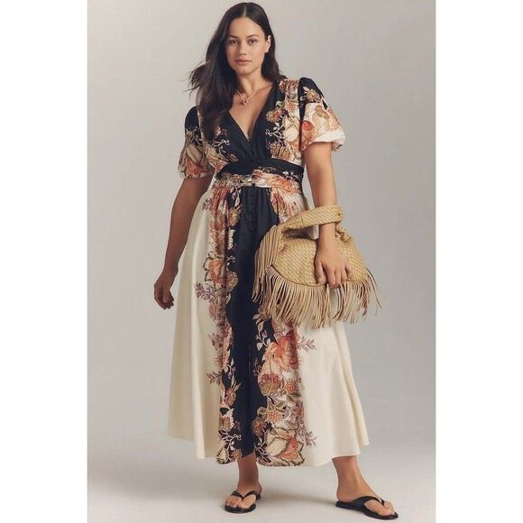 Anthropologie Dresses & Skirts - Anthropologie The heynasreen Katerina Button-Front Dress 1X NEW
